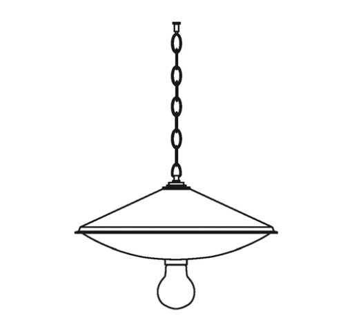 Deckenleuchte Bologna Nr. 42310 | mediterrane Außenleuchte an Kette von Surya